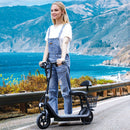 Electric Scooter for Kids Ages 4-10, 3-Speed Adjustable, Up to 11 MPH, Neon Lights, 12.43-Mile Range, Electric Scooter with Seat for Kids