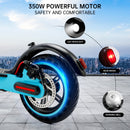 8.5" Folding Electric Scooter With app 350W 35KM Range 30km/h City Commute White