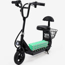 Electric Scooter for Kids Ages 4-10, 3-Speed Adjustable, Up to 11 MPH, Neon Lights, 12.43-Mile Range, Electric Scooter with Seat for Kids