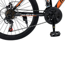 27.5" Spoke Wheel 24 Speed Mountain Bicycle Adult Bike MTB w/ fender Blue+Orange