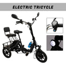 Three Wheel E-Trike for Adults 3 Wheel Electric Folding Tricycle