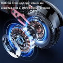 2000W 21ah off-road alloy electric scooter for adult,With large display screen,  Dual drive 12" tires