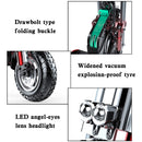 2000W 21ah off-road alloy electric scooter for adult,With large display screen,  Dual drive 12" tires