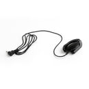 3.5mm Listen Only G Shape Headset Earhook For Radio MIC Speaker MP3 MP4