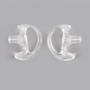 5Pair L Silicone Soft Earplug Earbud For Covert Acoustic Tube Earpiece White