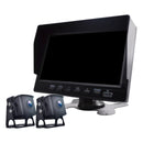 7 " Monitor DVR Driving Video Recorder for RV Truck Bus + 2Pcs Rear View Backup Camera