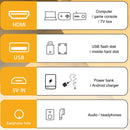 1080P Portable Pocket Projector 1800LM Movie Multimedia Home Theater US Plug