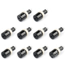 MF-528 Panel Mounting Fuse Holder 5mm x 20mm Chassis Mount Power 10A 250V