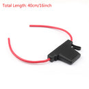 4Pcs Maxi Blade Fuse Holder APX Waterproof 8AWG In-Line Wire For Car