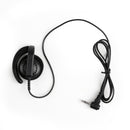 3.5mm Listen Only G Shape Headset Earhook For Radio MIC Speaker MP3 MP4