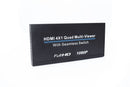 1080P 4x1 HDM 4 Channel Quad Multi-Viewer Remote Control Switcher AU Adapter
