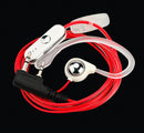 2 Pin Earhook Earpiece Headset PTT Mic For Kenwood HYT BaoFeng Radio 3Colour