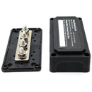 Marine Heavy Duty 4 Way Bus Bar M8 5/16" Bus Van Car Boat Distribution Block Screw Terminal Studs 300A