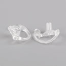 5Pair L Silicone Soft Earplug Earbud For Covert Acoustic Tube Earpiece White