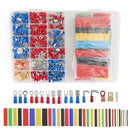 678PCS Insulated Electrical Wire Butt Connector Crimp Spade Auto Car Terminal Kit