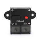 250A Amp Manual Reset Inline Circuit Breaker Fuse Terminal Block Marine Auto