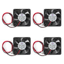 4Pcs 50mm x 10mm 5010B DC 12V 0.1A 2 Pin Brushless Cooling Fan Ball Bearing