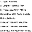 5Pcs VHF Antenna 136-174MHz For Motorola XiR-P8668 XiR-P8260 Radio 97mm