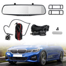 1080P Rearview Mirror Car DVR Dual Dash Cam Camera Front Rear HD Video Recorder
