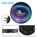 G96max x4 Smart Android 11.0 TV Box Quad Core 8K Dual Band WIFI Media Player