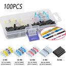 600PC Solder Sleeve Seal Electrical Butt Wire Heat Shrink Terminal Connector Kit Generic