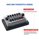 6/12 Way Blade Fuse Box Block Holder ATO ATC for Car Marine Boat RV Waterproof Generic