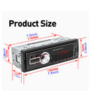 12V 25W Universal Car Bluetooth FM Radio Audio USB U Disk Card Reader MP3 Player