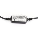 1PC USB Charging Cable USB-DC-5B For YAESU VX-5R VX-6R VX-7R 150 VXA150 FT-2XDR