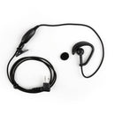 5Pcs 2Pin Ear-Hook Nylon Braided Rope Headset PTT Mic For Motorola GP88s Radio