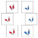 678PCS Insulated Electrical Wire Butt Connector Crimp Spade Auto Car Terminal Kit