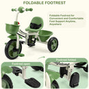 Boys Girls Toddler Trike Kids Tricycle with Push Handle Children Push Trike