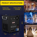 1/2/4Pcs 700W Large Cold Spark Firework Machine DMX Stage DJ Event Party With Remote