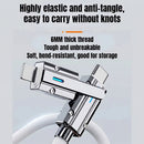 1M Data Cable 4-in-1 PD Charging Cable Two in Two 120W Super Fast Charger Cable