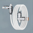 1M Data Cable 4-in-1 PD Charging Cable Two in Two 120W Super Fast Charger Cable
