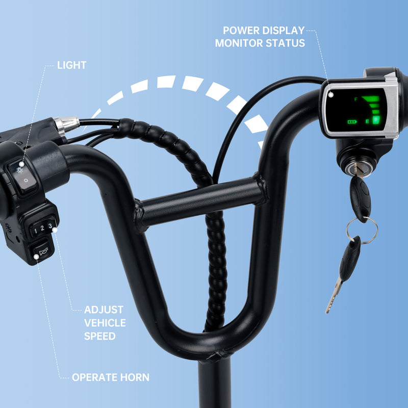 Electric Scooter for Kids Ages 4-10, 3-Speed Adjustable, Up to 11 MPH, Neon Lights, 12.43-Mile Range, Electric Scooter with Seat for Kids