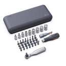 41-Pieces Mini Ratchet and Screwdriver Set, Polycarbonate and Alloy Steel, Compact and Portable