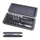 41-Pieces Mini Ratchet and Screwdriver Set, Polycarbonate and Alloy Steel, Compact and Portable