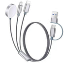 1.2M Data Cable 3-in-2 Charging Cable Multi Charging Cable Cord Charger Cable