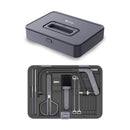 8 in 1 Mini Hacksaw with Woodworking Saw, Household Scissors, Carbide Grit Saw Blades, Hacksaw Blades with Tool Box