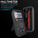 Digital Multimeter Tester,6000 Counts,with DC/AC Voltmeter; Measures Voltage,Current,Resistance,Continuity,and Diodes; Auto Range Switching,Suitable for Household Electrical and Automotive Repairs