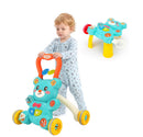 2 in 1 Baby Walker and Activity Center for Kids, Learning to Walk, Sit to Stand, Early Educational Push Toys with Music Panel for Infant Toddler 12-18 Months