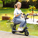 Electric Scooter for Kids Ages 4-10, 3-Speed Adjustable, Up to 11 MPH, Neon Lights, 12.43-Mile Range, Electric Scooter with Seat for Kids