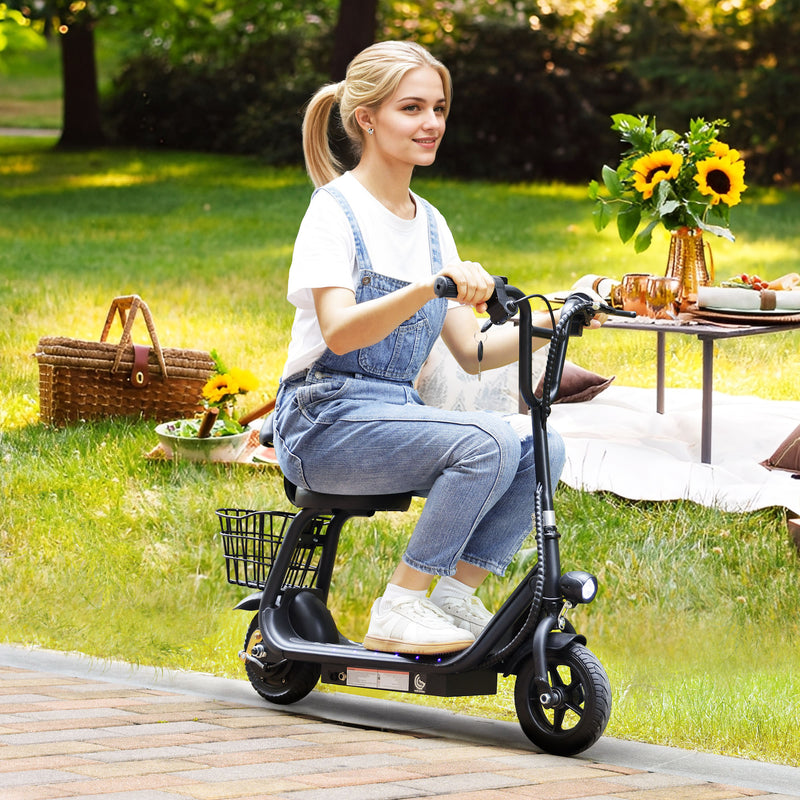 Electric Scooter for Kids Ages 4-10, 3-Speed Adjustable, Up to 11 MPH, Neon Lights, 12.43-Mile Range, Electric Scooter with Seat for Kids