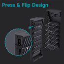 Precision Screwdriver Set 60-Pieces Hobby and Repair Set DIY PC Phone Hardware Electronic Devices Repair Watch Portable Compact 4mm Bits Slim Rotating Screwdriver Tweezers
