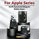 Magnetic Card Holder with Cowhide Texture MagSafe Compatible ipone series 12-18