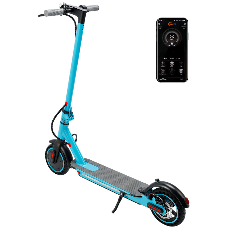 8.5" Folding Electric Scooter With app 350W 35KM Range 30km/h City Commute White