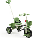 Boys Girls Toddler Trike Kids Tricycle with Push Handle Children Push Trike