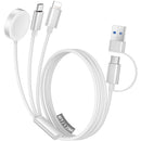 1.2M Data Cable 3-in-2 Charging Cable Multi Charging Cable Cord Charger Cable