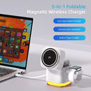 5 in 1 Charging Station iPhone Charger Wireless Charger Stand 30W Fast Charging