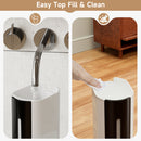 2.4gal/9L Bedroom Silent Humidifier Suitable for Large Room, 3-Speed Ultrasonic Cool Mist Humidifier, Purification and filtration function, Built-in UV lamp ，Suitable for Indoor Pet Friendly, Babies Friendly Plant Friendly